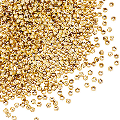 600шт. стойка покрытие латунные распорные бусины, долговечный, круглые