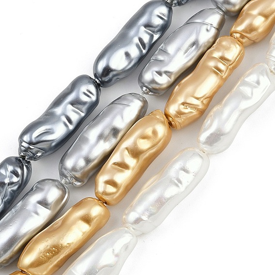 Гальванические стеклянные бусины, имитации жемчуга, самородки