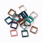 Acrylic Bead Frame, Imitation Gemstone Style, Rectangle