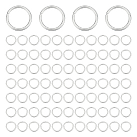 150 шт. 304 открытые соединительные кольца из нержавеющей стали, круглые