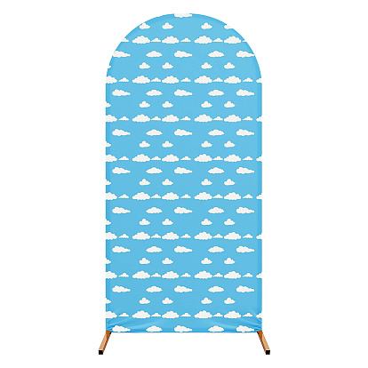 Polyester Wedding Arch Cover, for Wedding Background Cover Cloth