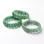 Gemstone Beaded Stretch Bracelets, Oval