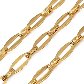 304 цепи овальные из нержавеющей стали, ионное покрытие (ip), несварные, с катушкой