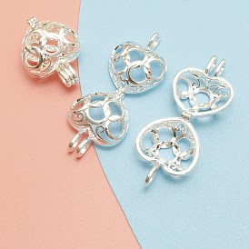 Подвески латуни медальон, сердце прелести