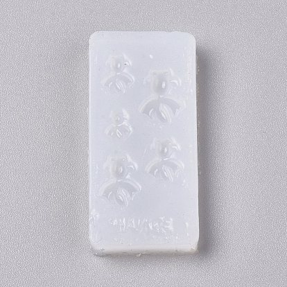 Moldes de silicona, moldes de resina, para resina uv, fabricación de joyas de resina epoxi, pez de colores