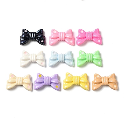 Непрозрачная смола декодирует кабошоны, бантом