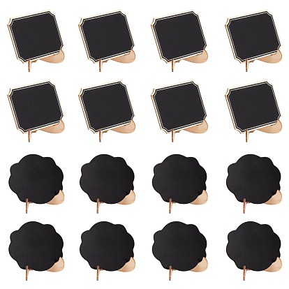 Wood Easel Chalkboard Place Card Holder Blackboards, Cloud & Rectangle