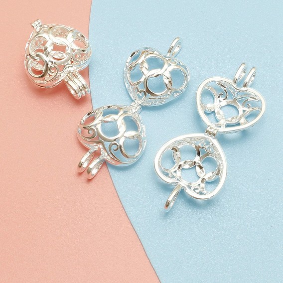 Подвески латуни медальон, сердце прелести