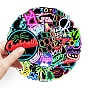 50Pcs Neon Style Stickers for Water Bottle Phone Computer Luggage Guitar Graffiti Patches