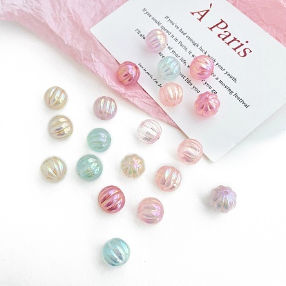 Непрозрачные акриловые бусины, тыква