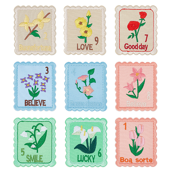 4 Bolsas con estampado de flores de dibujos animados, pegatinas de poliéster con imágenes, para botellas de agua, ordenador portátil, equipaje, taza, ordenador, teléfono móvil, monopatín, Pegatinas decorativas para guitarra