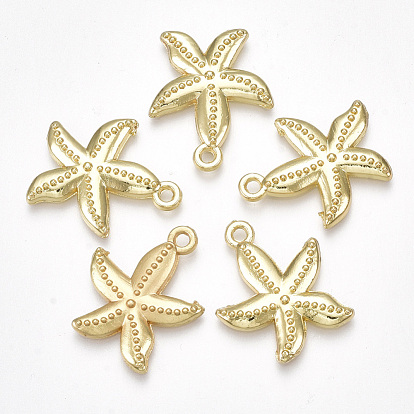 Alloy Pendants, Starfish/Sea Stars