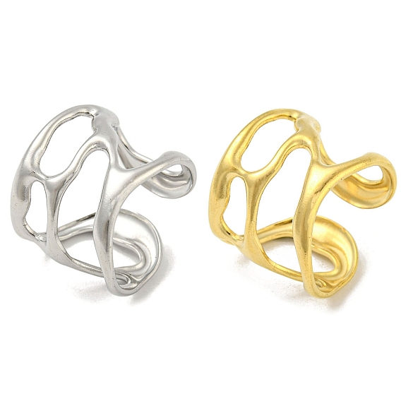 304 открытая манжета из нержавеющей стали, полые широкая полоса кольца