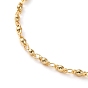 Браслеты-цепочки из латуни, ожерелья и браслеты, комплекты украшений, с 304 фурнитурой из нержавеющей стали