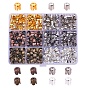 Iron Bead Caps, Flower, 4-Petal