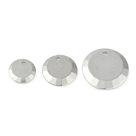 CCB Plastic Pendants, Flat Round