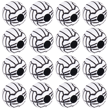 150 шт. Акриловые бусины в стиле ремесел, спортивные бусы, волейбол