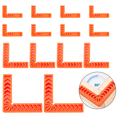 14шт 3 стили пластиковый прецизионный машинный квадрат, инженерный столярный угольник, l-образный