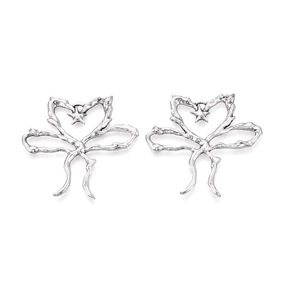 Тибетский сплав стиля большие кулоны, бантом прелести