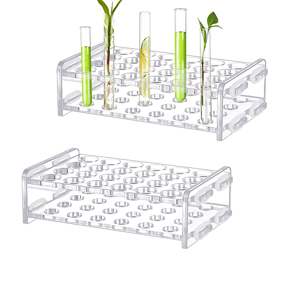 Акриловая подставка для пробирок, лабораторные принадлежности