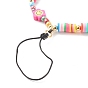 Polymer Clay Beaded Mobile Strap, Telephone Jewelry, for DIY Phone Case Decoration, with Glass Seed Beads and Nylon Thread