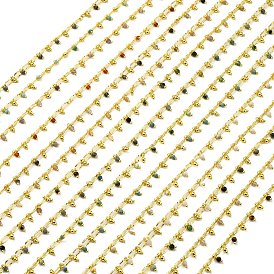 Ручная роспись из натуральных драгоценных камней, пайки, с катушкой, долговечный, реальный 18 k позолоченный, без свинца и без кадмия