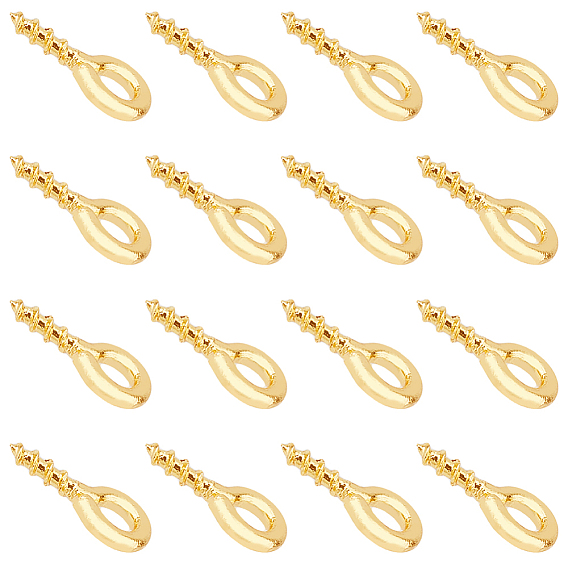 200шт. латунные винты с проушиной, штифты, скобы, для поделок ювелирных изделий