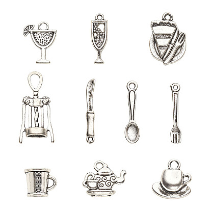 Tibetan Style Pendants, Mix shapes