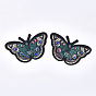 Computerized Embroidery Cloth Iron On Patches, Costume Accessories, Appliques, Butterfly