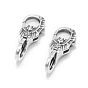 Thailand 925 Sterling Silver Lobster Claw Clasps, Bat