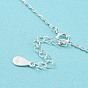 925 Sterling Silver Infinity Pendant Necklace for Women, with S925 Stamp