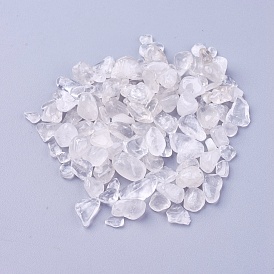 Natural Quartz Crystal Beads, Rock Crystal Beads, Undrilled/No Hole, Chips