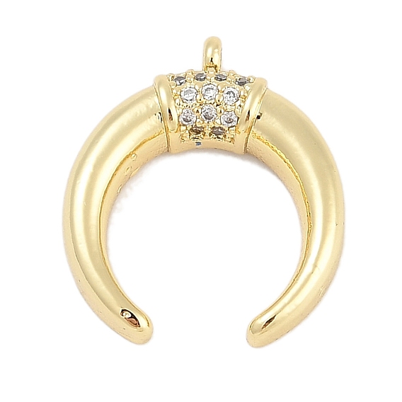 Стойки обшивки латунные подвески, с кубического циркония, серп, долговечный, без свинца и без кадмия