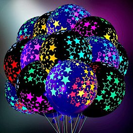 Ballon en caoutchouc lumineux, pour les décorations de maison de festival de fête