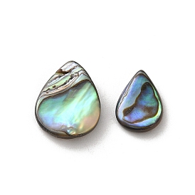 Естественно Paua стеклянные бусы, бусины с каплевидным верхом, красочный