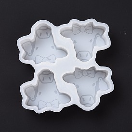 Cattle Head DIY Decoration Silicone Molds, Resin Casting Molds, For UV Resin, Epoxy Resin Craft Making