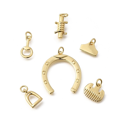 Латунные подвески, брелоки для ранчового оборудования, стойки покрытие, долговечный, без кадмия и без свинца