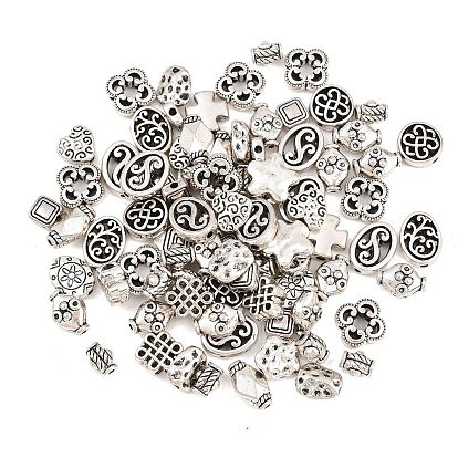 Сплавочные овальные бусины тибетского стиля , разнообразные