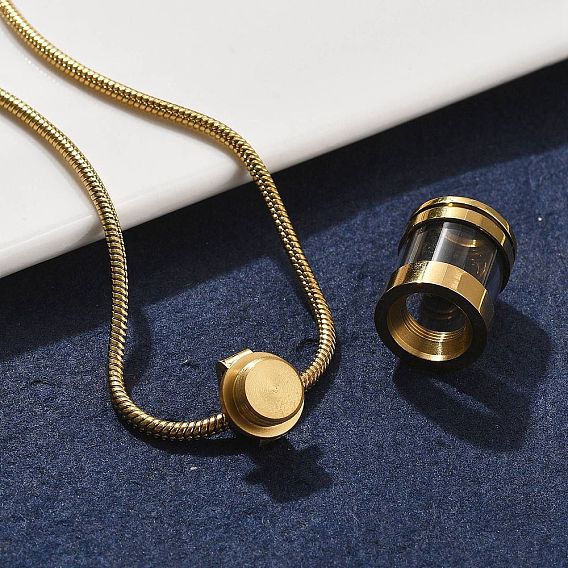 304 подвески в виде открывающихся пустых стеклянных бутылок из нержавеющей стали, ионное покрытие (ip)