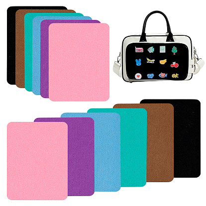 12шт. прямоугольная фетровая ткань, швейная фурнитура для поделок