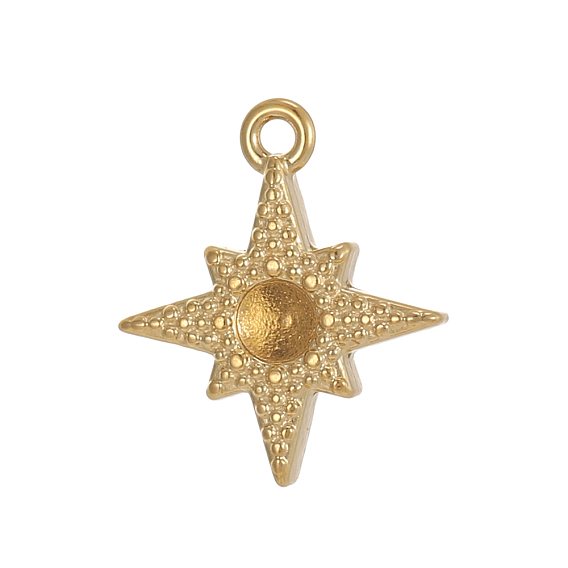 304 подвески из нержавеющей стали, ионное покрытие (ip), звезды прелести