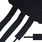 10Yards Polyester Elastic Ribbon, with Cord, Flat