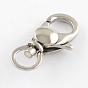 Polished 316 Surgical Stainless Steel Lobster Claw Swivel Clasps, Swivel Snap Hooks, 22~24x11x6mm, Hole: 6mm