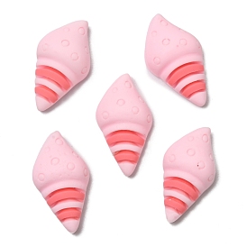 Opaque Resin Cabochons, Conch