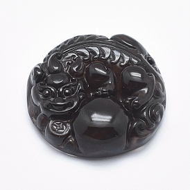 Natural Obsidian Pendants