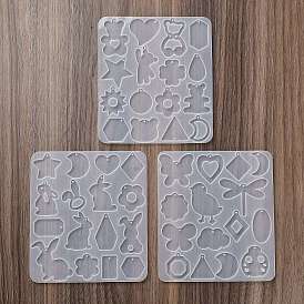 Animal Earrings Pendants DIY Silicone Mold, Resin Casting Molds, for UV Resin, Epoxy Resin Craft Making
