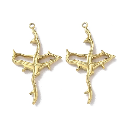 304 Stainless Steel Pendants, Branch Charm