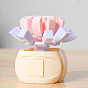 Пластиковые сочные цветы завод строительные блоки diy набор игрушек, суккуленты бонсай модель, для декора дома в подарок