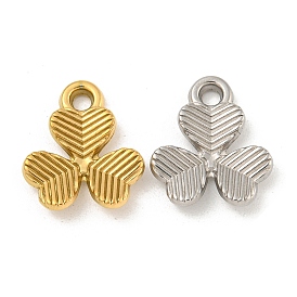 Ионное покрытие (ip) 304 подвески из нержавеющей стали, клевер очарование