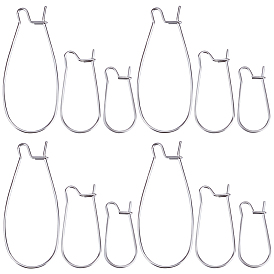 150шт. 3 размер 304 фурнитура для сережек-колец из нержавеющей стали, провод почки